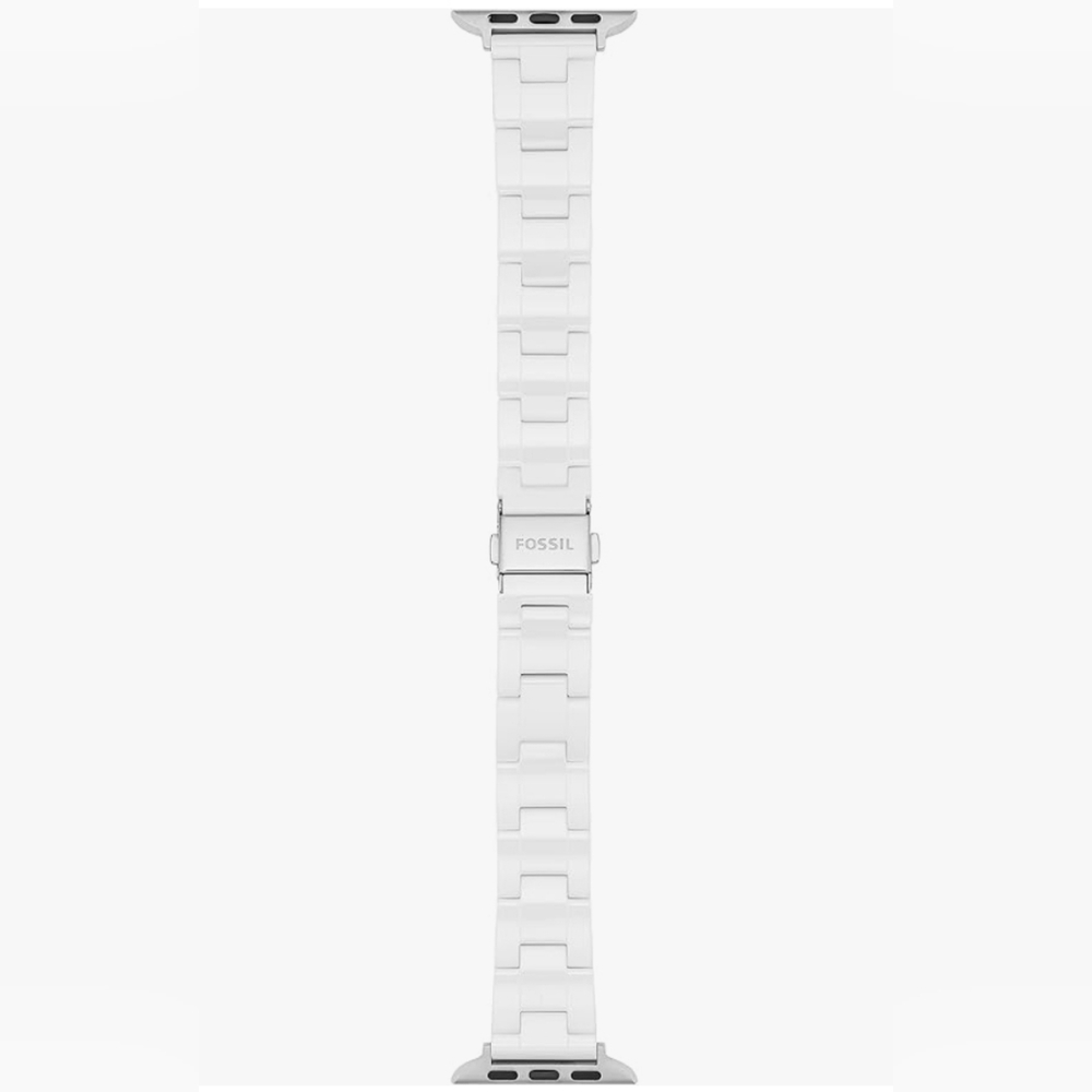 38/40mm White Ceramic Band for Apple Watch by Fossil